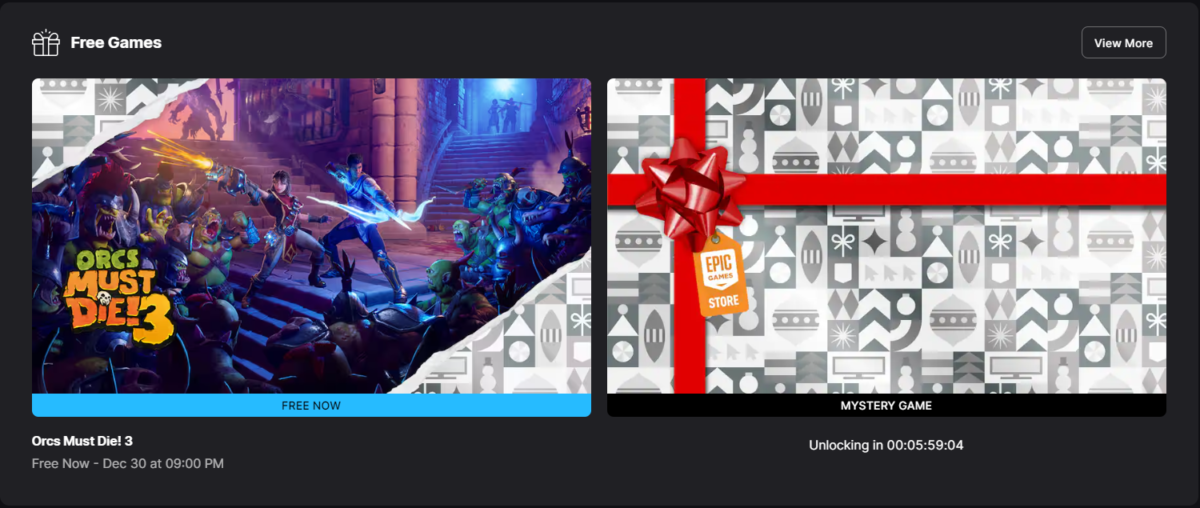 Epic Games Store Orcs Must Die! 3